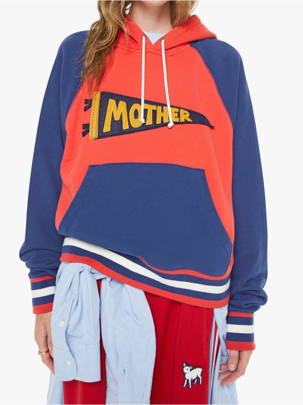 NWOT MOTHER The Square Hoodie Size XS